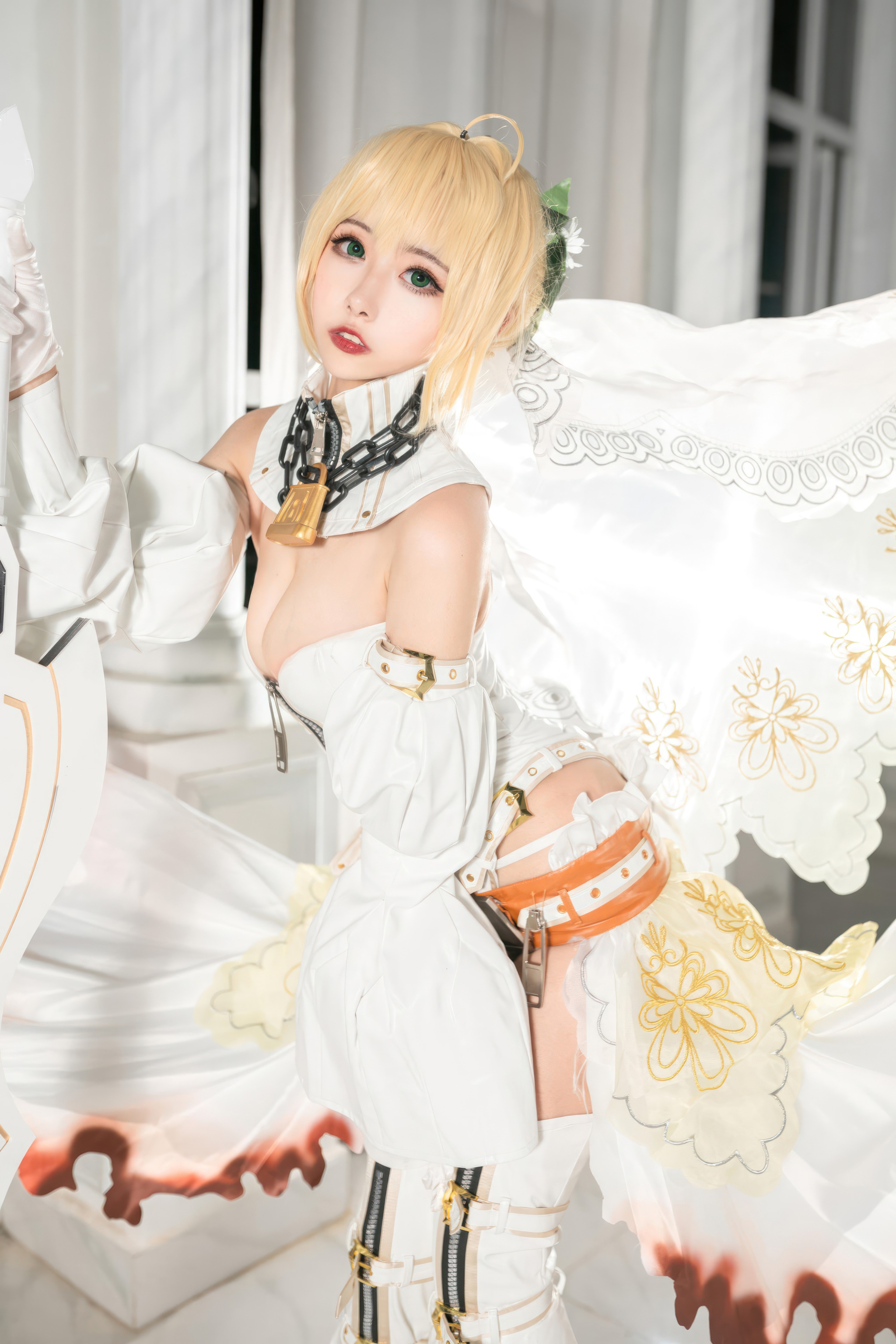 图片[1]-Momoko葵葵 – NO.048 FGO 尼禄[13P]-XikXak